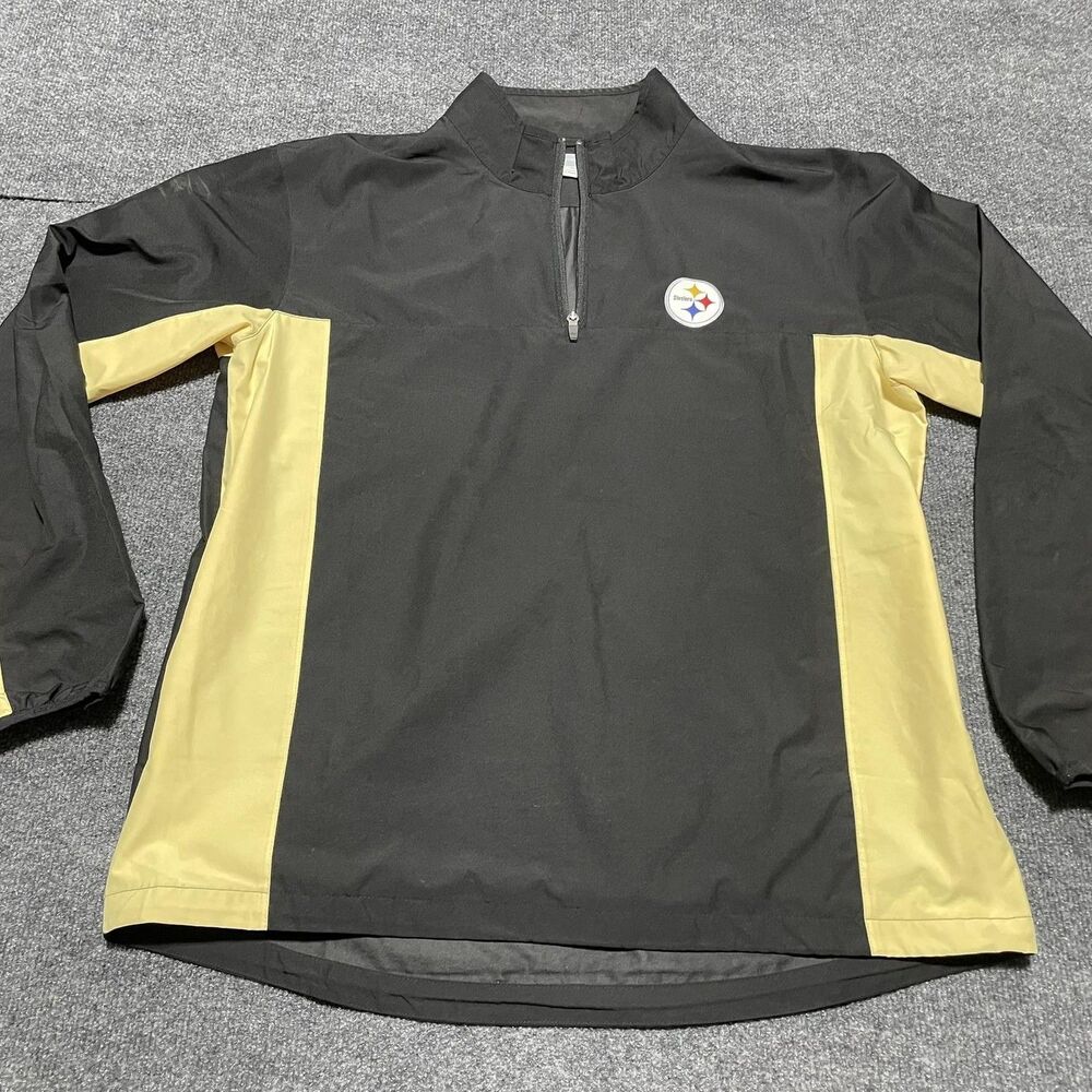 Pittsburgh Steelers Jacket Pullover Mens XL NFL Football Long Sleeve CB